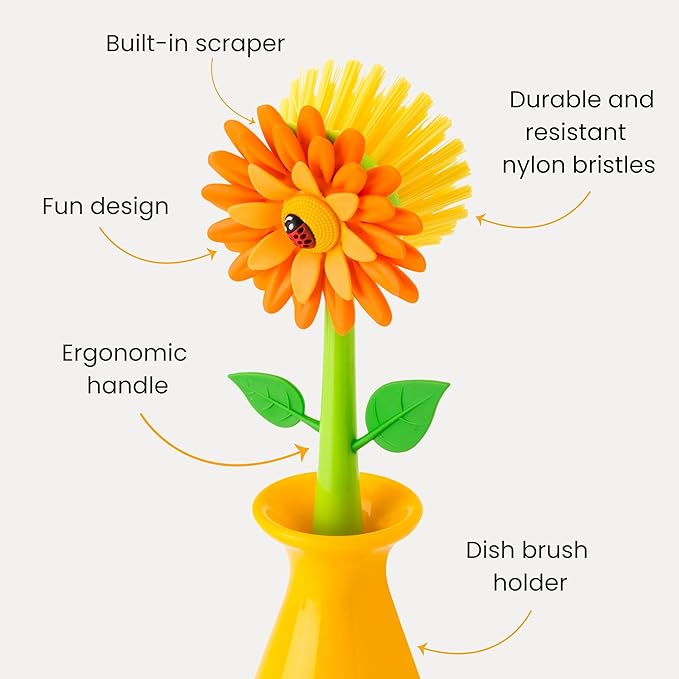 Vigar Flower Power Dish Brush