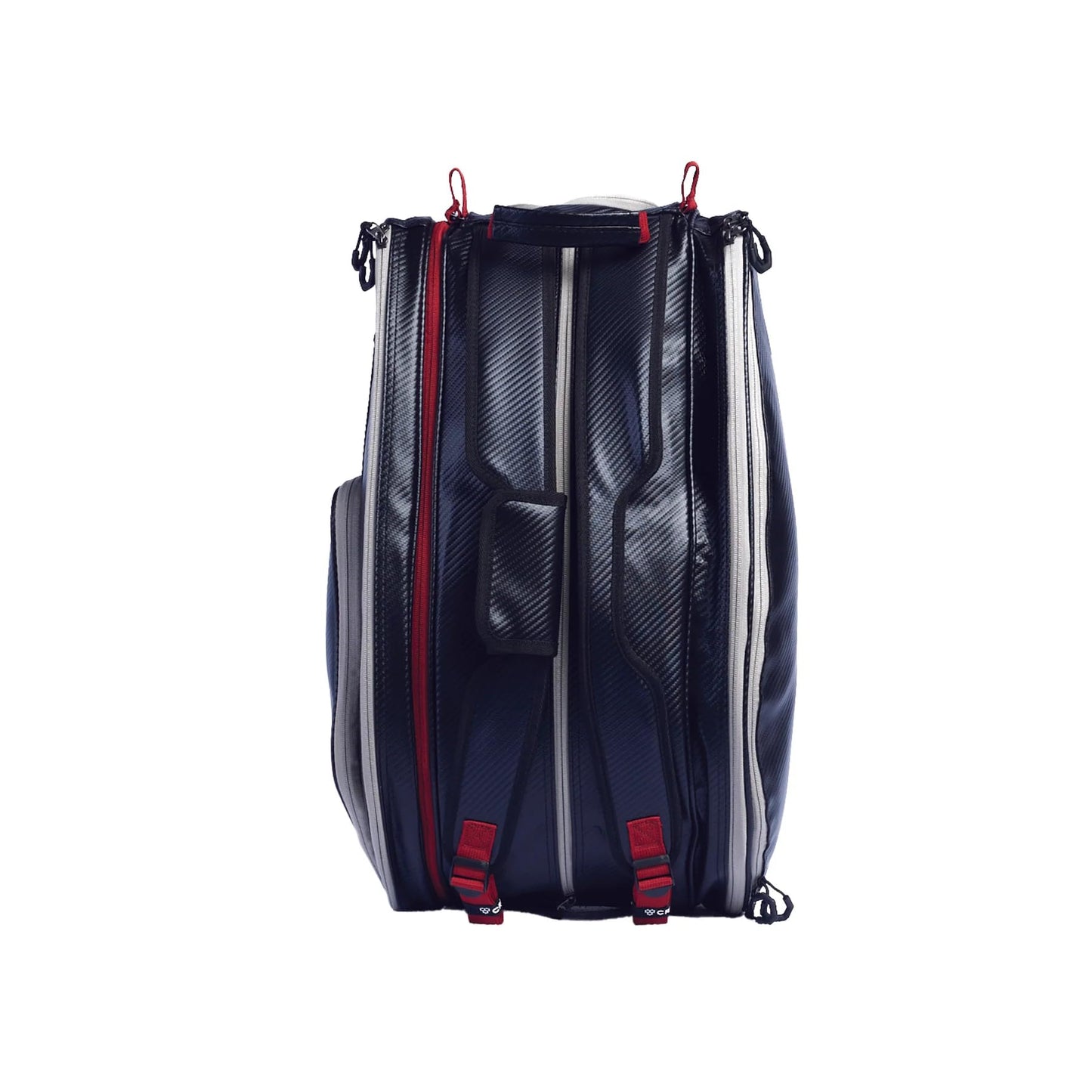 CRBN Pickleball – X Series Power Paddle (2X, 14mm) + Pro Team Tour Paddle Bag with Zip-Off Sling – Carbon Fiber Paddle & Multi-Pocket Gear Bag - Virtual Bundle
