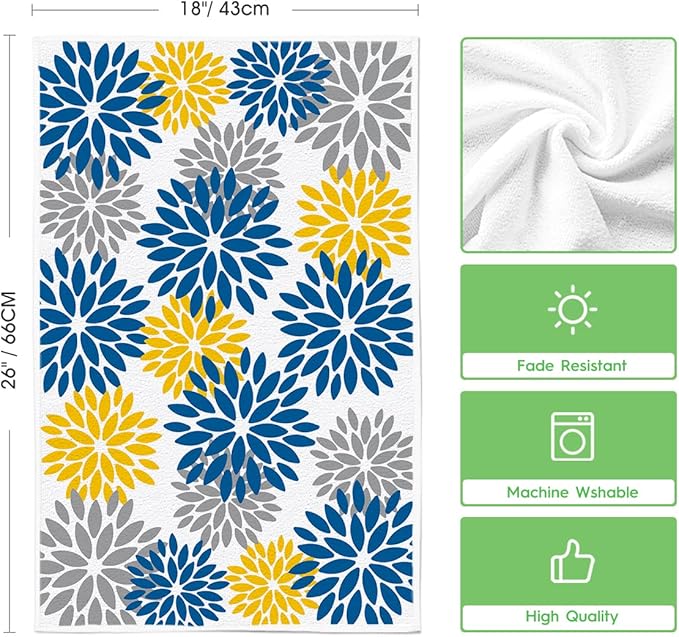 Artoid Mode Stripes Home Sweet Home Boho Spring Kitchen Towels Dish Towels