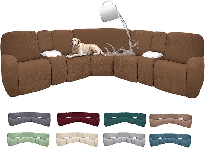100% Waterproof Sectional Recliner Couch Covers
