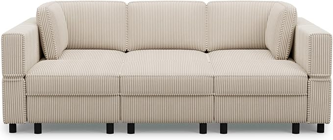 Belffin 88.6" Modular Sectional Sofa