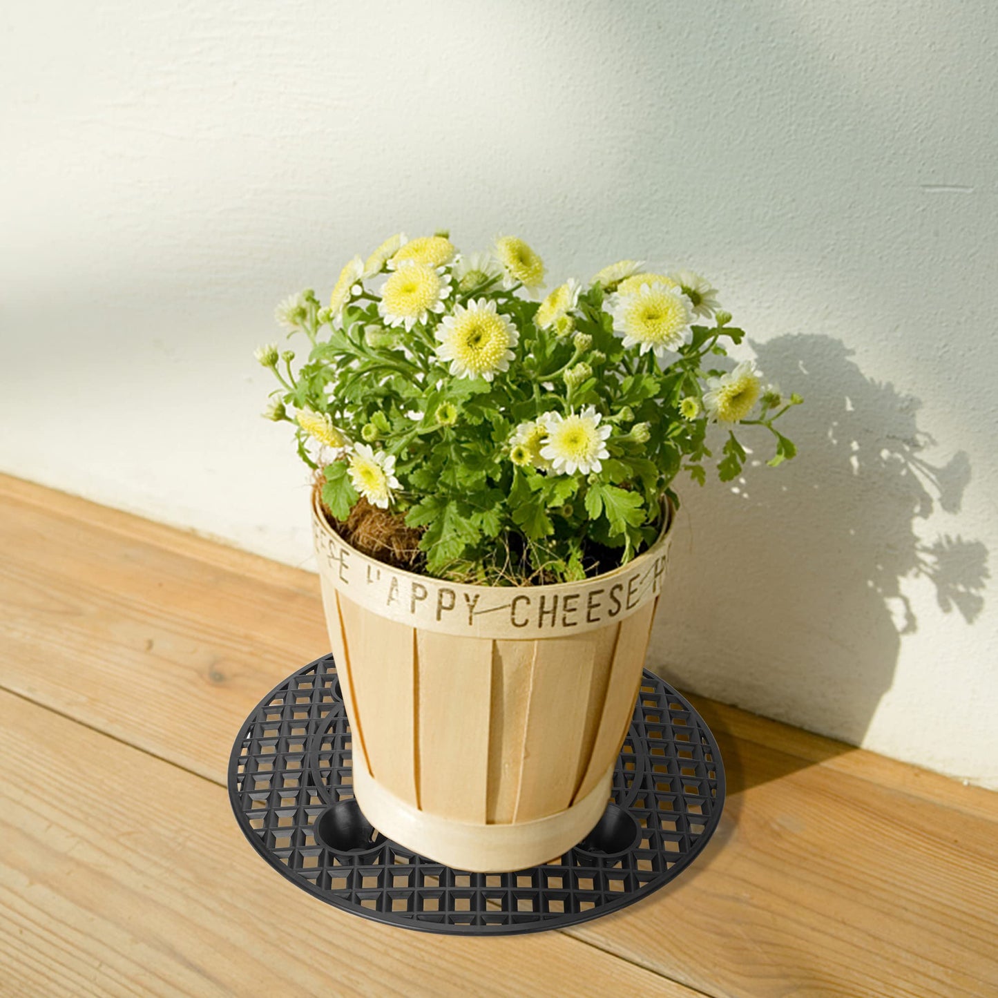 moonoom 4 Pieces Potted Plant Stand Holder, Large Planter Holder,Heavy Duty Indoor Outdoor Garden Patio Flower Pot Stands 12 Inch