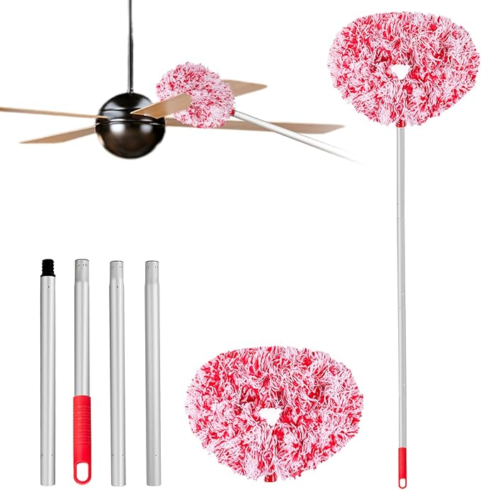 Ceiling Fan Cleaner Duster Reusable Microfiber Ceiling Fan Blade Cleaner