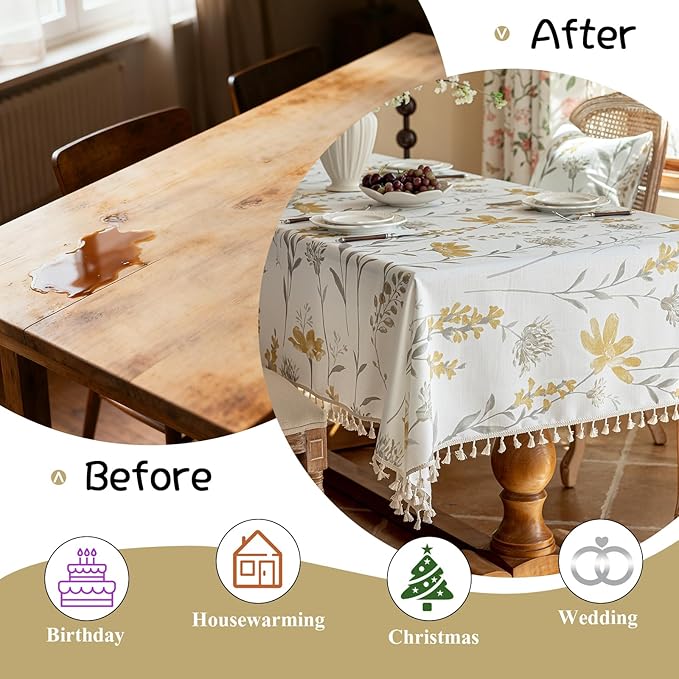 VClife Soft Rectangle Tablecloth