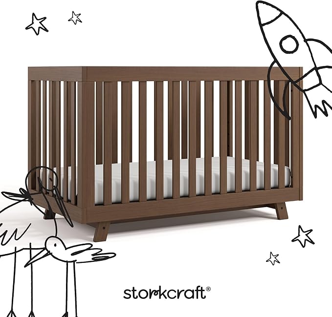 Storkcraft Beckett 3-in-1 Convertible Crib – GREENGUARD Gold Certified