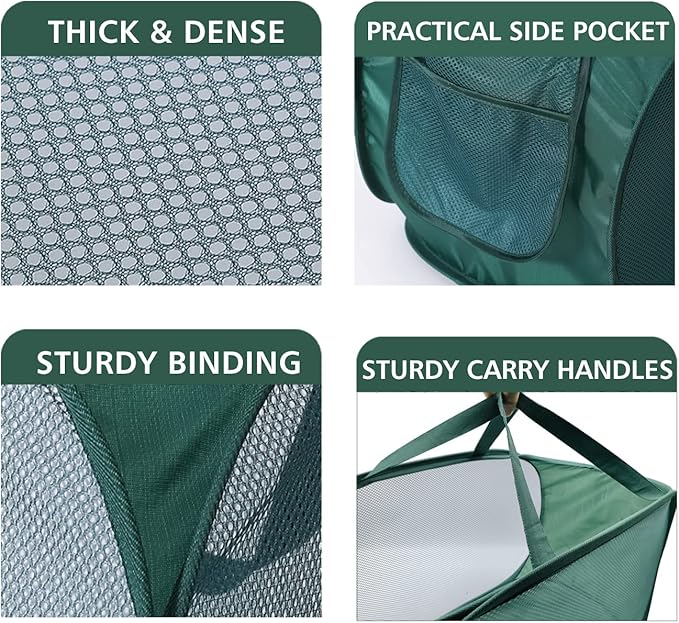 Pop Up Laundry Hamper, Collapsible Horizontal Baskets