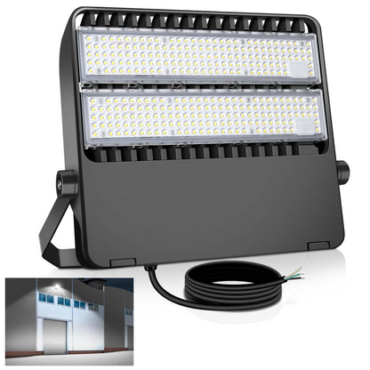 Tomourd LED Flood Light 240W 36000LM, Super Bright Shoe Box Stadium Light for Sports Arena & Parking Lot, 5000K 120° Wide Angle, 110-277V Outdoor High Mast Fixture