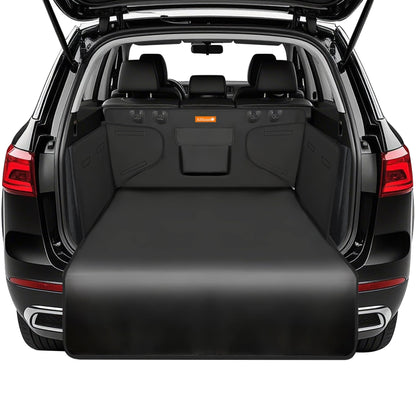 Alfheim Car Boot Liner Protector - Nonslip Waterproof Pet Dog Back Seat Cover - Durable Washable Cargo Cover Mat Travel, Universal for Medium Small Car Truck SUV (Black)