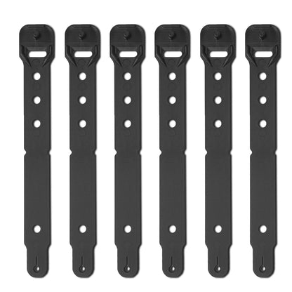 JvBto Molle Clips Tactical Tailor Attachment, Malice Clip Belt/Vest Accessories Molle Straps, Tactica Molle Belt Adapter (6 pcs MOLLE Clip)