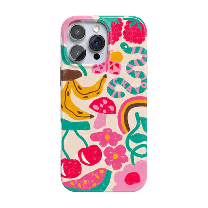 Casely iPhone 16 Pro Case | Be Mine | Tiny Hearts | Compatible with MagSafe | Classic Ultra Slim Design