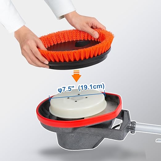 Commercial Scrub Brush for Orbital Floor Scrubber, Compatible