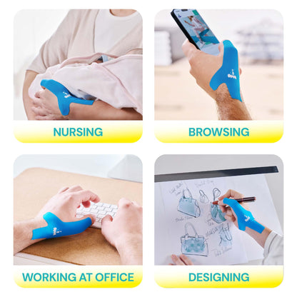 OPPO 8080 Precut Kinesiology Tape for Thumb – Pain Relief & Support for De Quervain’s Syndrome, Pre-Cut Strips for Easy Application, Lightweight & Breathable, Hypoallergenic & Water-Resistant (5 PCS)