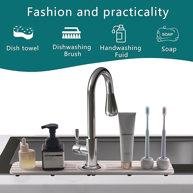 Faucet Mat for Kitchen Sink