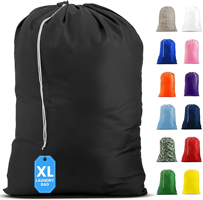 Nylon XL Laundry Bag, Large Capacity