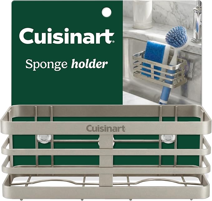 Cuisinart Sponge Holder for Kitchen Sink—Metal Sink Caddy