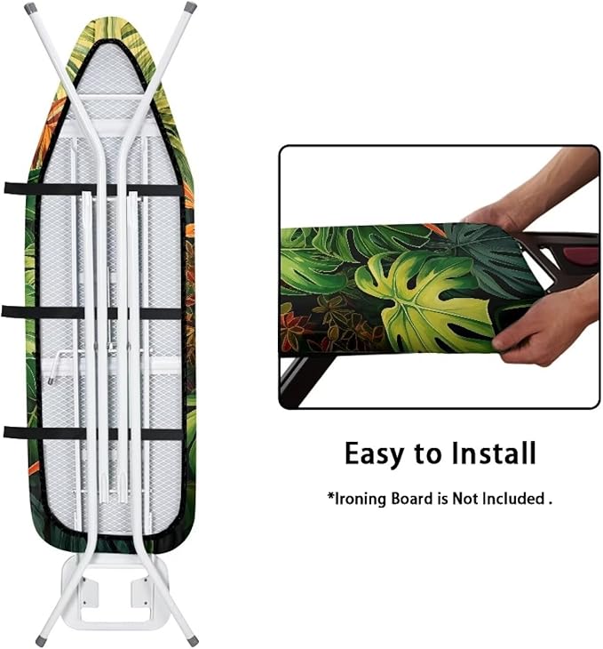 Tropical Palm Tree Leaf Ironing Board Cover
