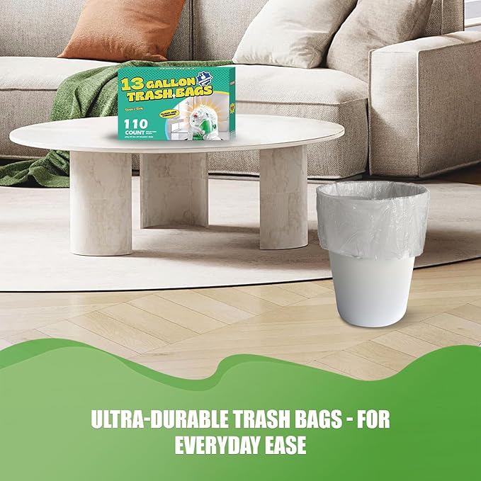 13 Gallon Tall Kitchen Trash Bags