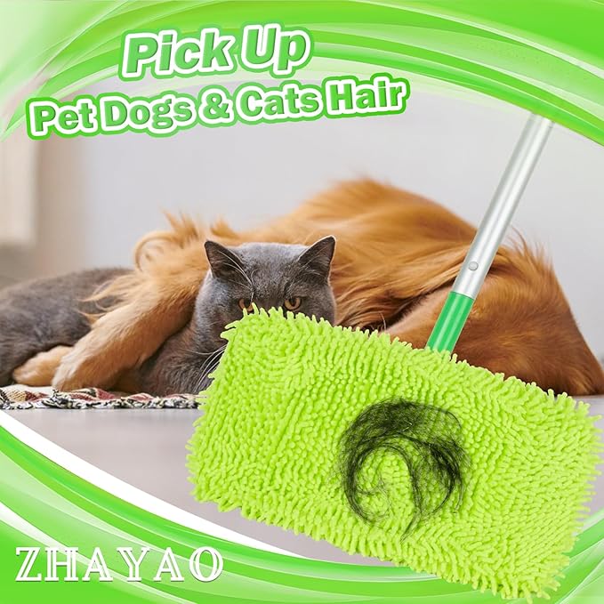 Reusable 100% Chenille Mop Pads Compatible