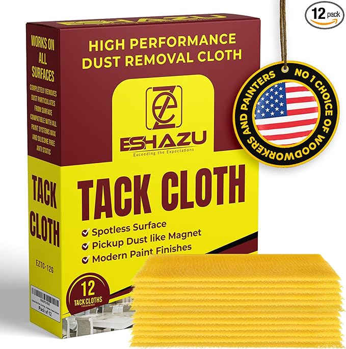 Eshazu Premium Tack Cloth – Professional Grade Dust and Particle Remover