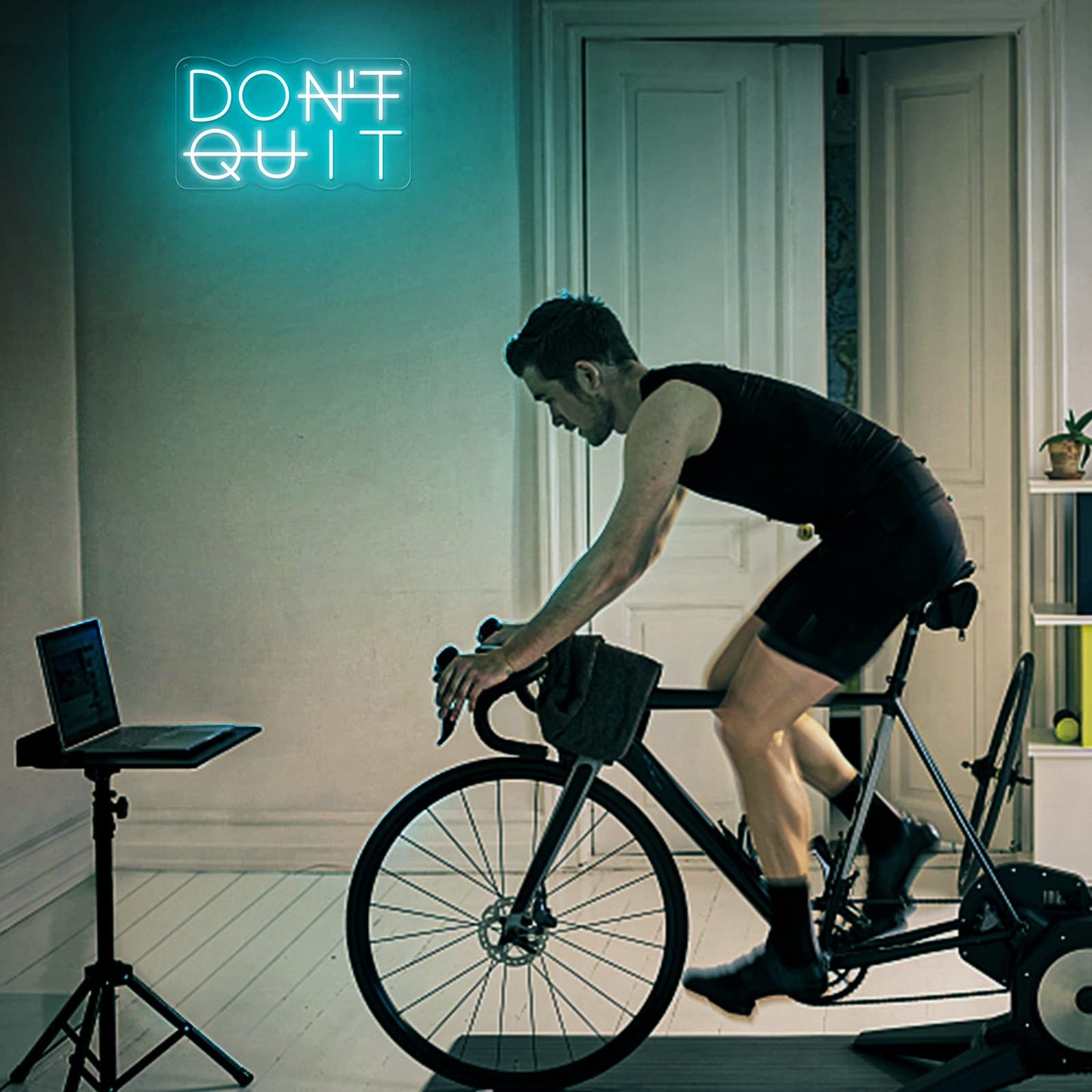 Don't Quit LED Neon Sign for Wall Decor, DO IT Neon Lights Party Decorations, USB Powered Switch LED Neon Lights Adjustable for Office, Gym, Man Cave, Gamer Room Decor