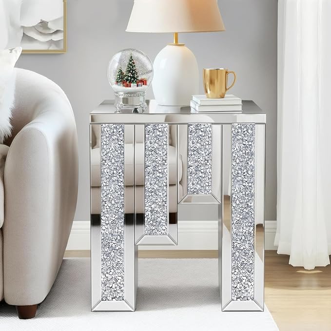 Crushed Diamond Side Table