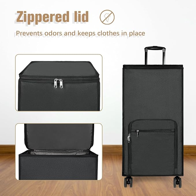 Bukere Extra Large Rolling Laundry Basket