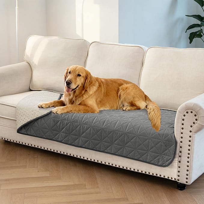 Ameritex Sofa Cover Waterproof for Seats Couch Cover for Dogs Pet Couch Cover