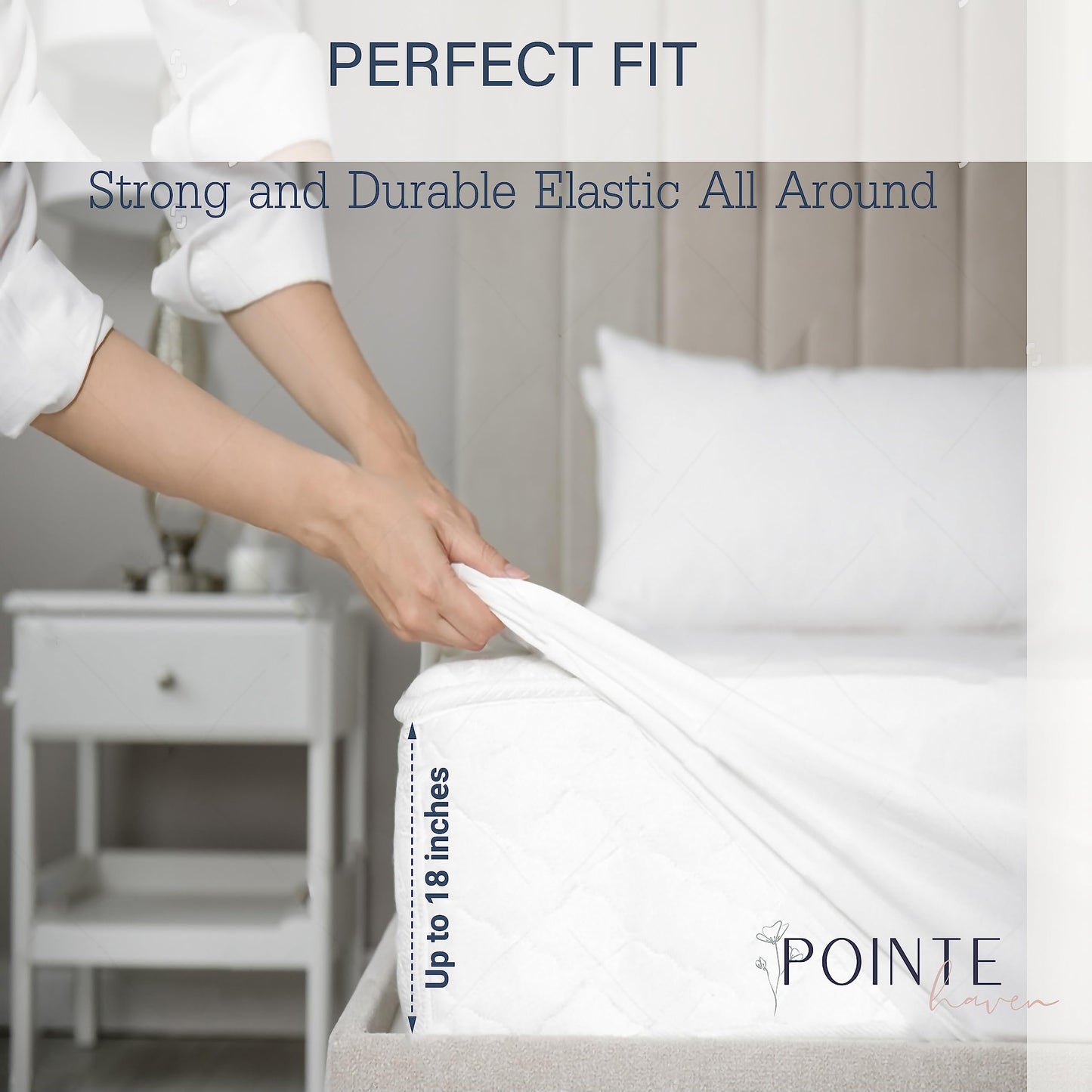 Pointehaven Bedding 3 Pieces Twin 100% Cotton Percale Sheets- Printed Bed Sheet & Pillowcase Sets- Soft Cotton Bed Sheets Set- Fits Mattress 18 inches Deep Pocket (Twin, Cedar)