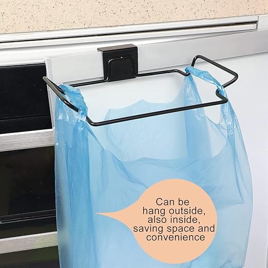 2 Pcs Large Stainless Steel Trash Bag Holder