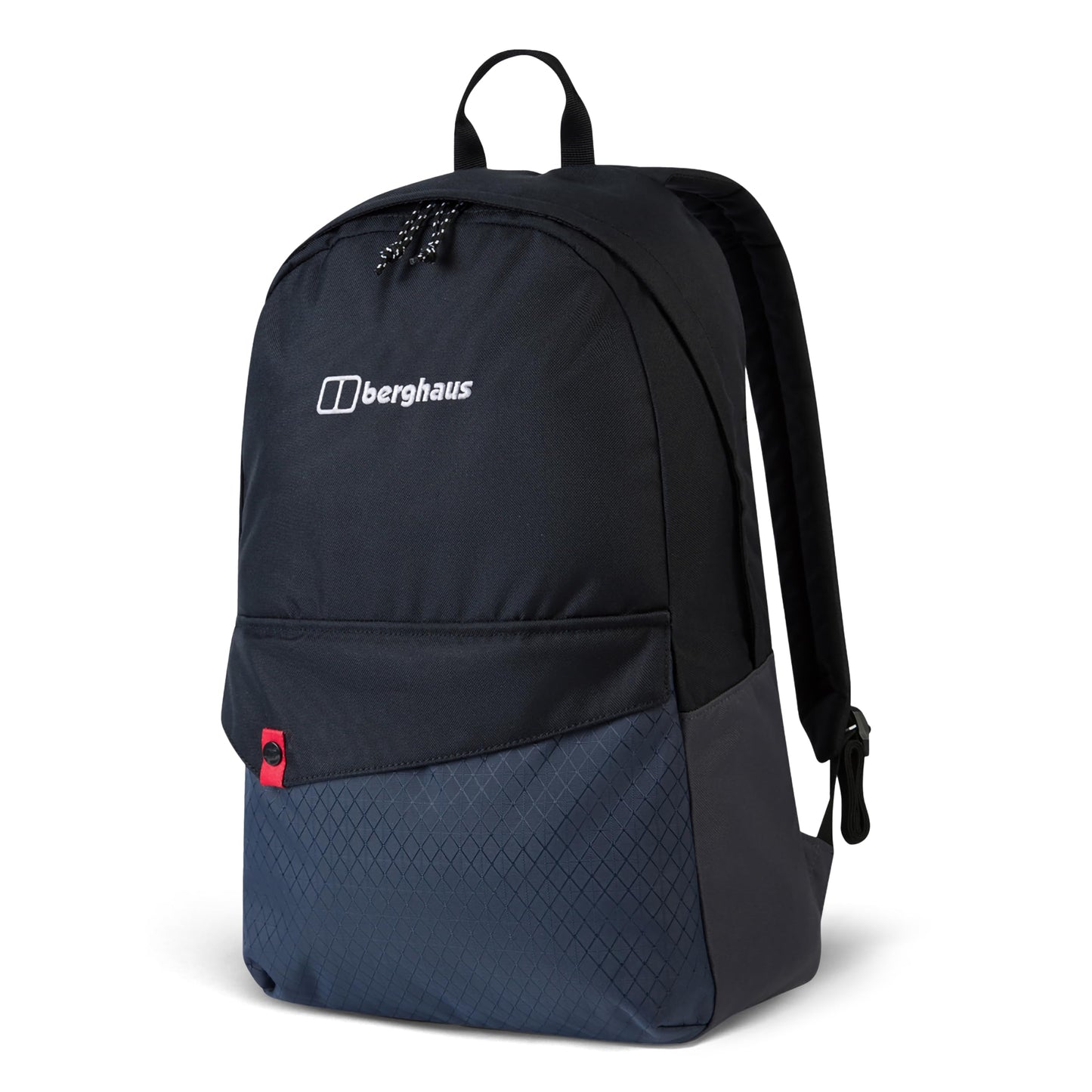 Berghaus Unisex Brand Bag 25 Litre Backpack| Comfortable Fit | Durable Design | Rucksack for Men and Women, Jet Black/Carbon