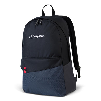 Berghaus Unisex Brand Bag 25 Litre Backpack| Comfortable Fit | Durable Design | Rucksack for Men and Women, Jet Black/Carbon
