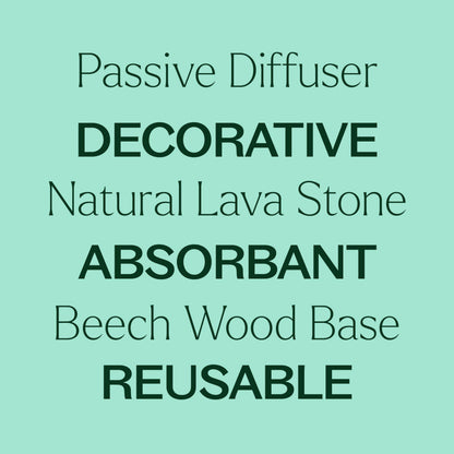 Plant Therapy Passive Lotus Flower Aromatherapy Diffuser - A Chic and Natural Home, Office, and Travel Essential Oil Diffuser
