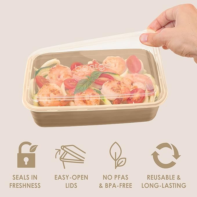 Bentgo Prep - 20-Piece 1-Compartment Reusable Meal Prep Containers