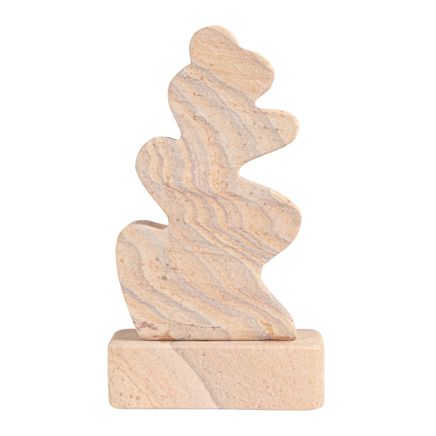Bloomingville Teakwood Sandstone Décor, Natural