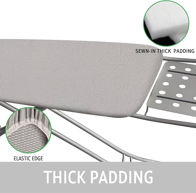 Ironing Board Cover and Pad 15x54 Inch Standard Ironing Board Cover