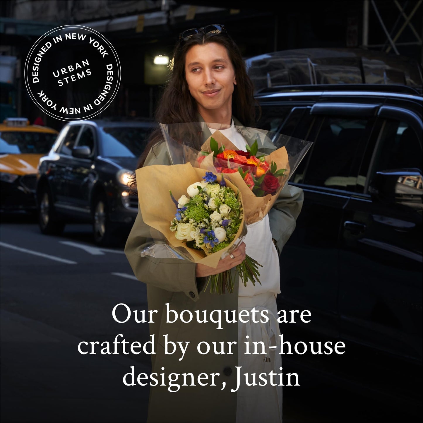 UrbanStems – The Dove Bouquet (No Vase) – Fresh Flowers for Delivery – Gift for Birthday, Thank You, Sympathy, Thinking of You, Friendship