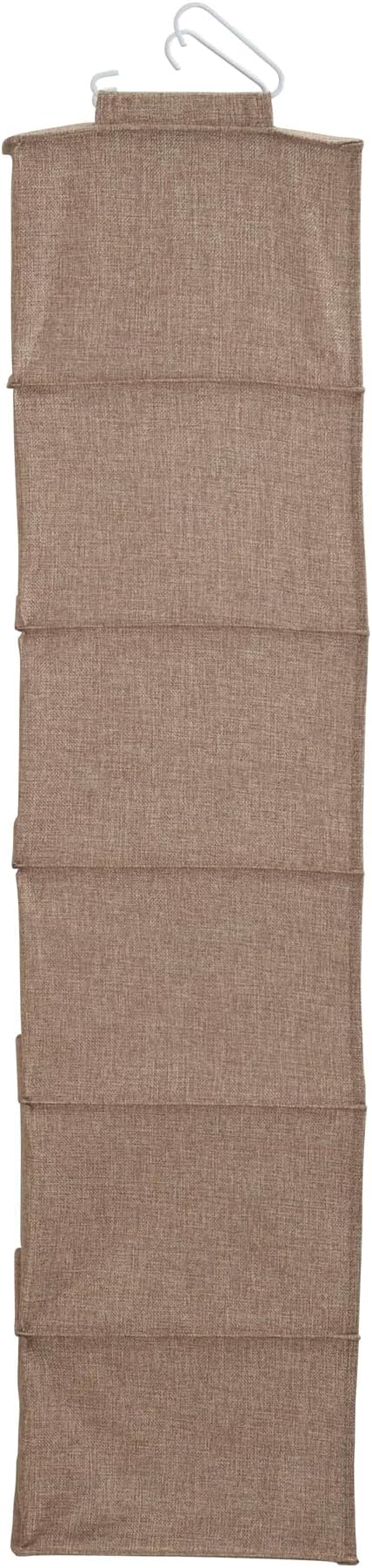 Household Essentials 6 Shelf Hanging Closet Organizer, Hanging Closet Shelf