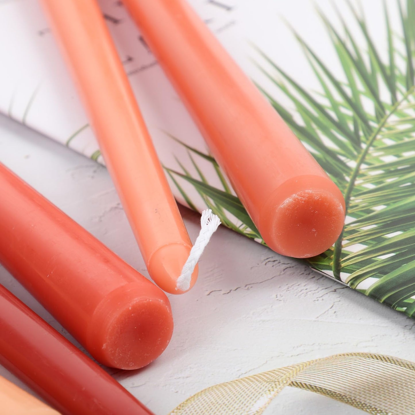12 Inch Taper Candles Set of 6 Unscented Long Burning Smokeless Long Tall Tapered Candles for Candlesticks Sticks Wedding Home Christmas Decor Dinner