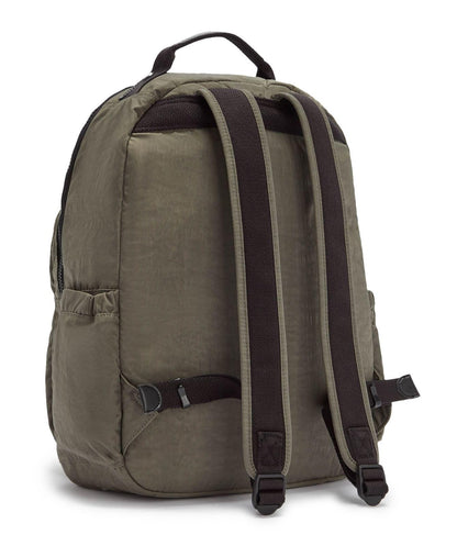 Kipling SEOUL Large Backpack, Green Moss (Green)