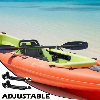 Ceenna 21 Inch Kayak Foot Rest Set - Adjustable Foot Pegs, Heavy-Duty Kayak Accessories for Paddling