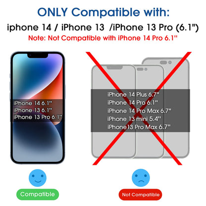 amFilm Auto-Alignment OneTouch for iPhone 16 [6.1''] Screen Protector + Camera Lens Protector, Tempered Glass, 30 seconds Installation, Bubble Free, Case Friendly, Anti-Scratch [2+2 Pack]