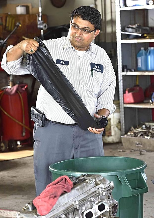 Aluf Plastics - COEX 3 Ply Garbage Bags, 33 Gallon, 1.5 Mil