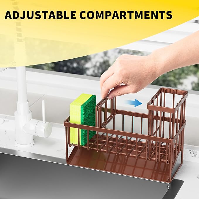 Cisily Kitchen Sink Caddy, Sponge Holder