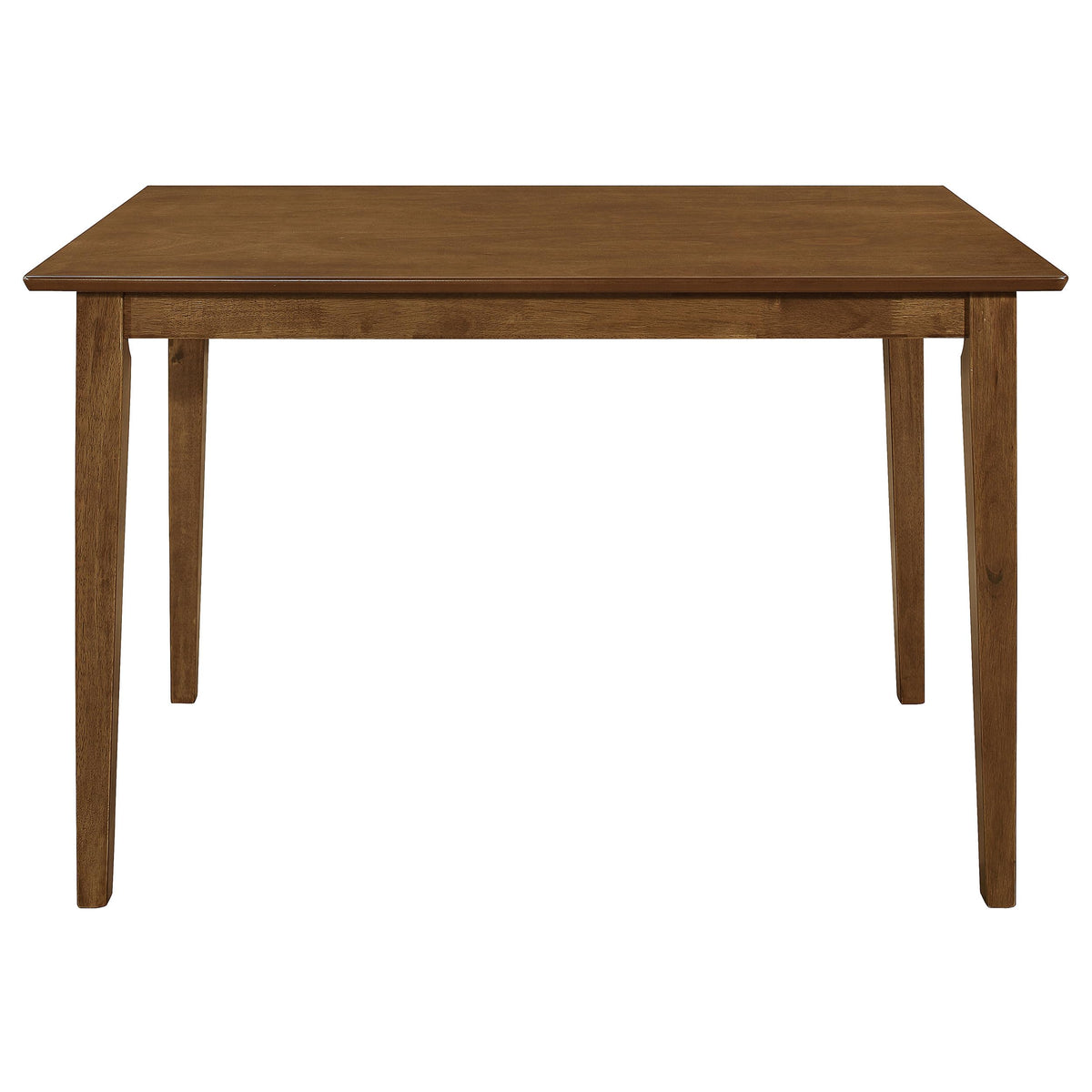 Coaster Home Furnishings - Robles - Wood - 5-Piece Rectangular Dining Table Set - Transitional Style with Vertical Slat Back Chairs and Fabric Cushioned Seat – Dining Room – Chestnut - 150430