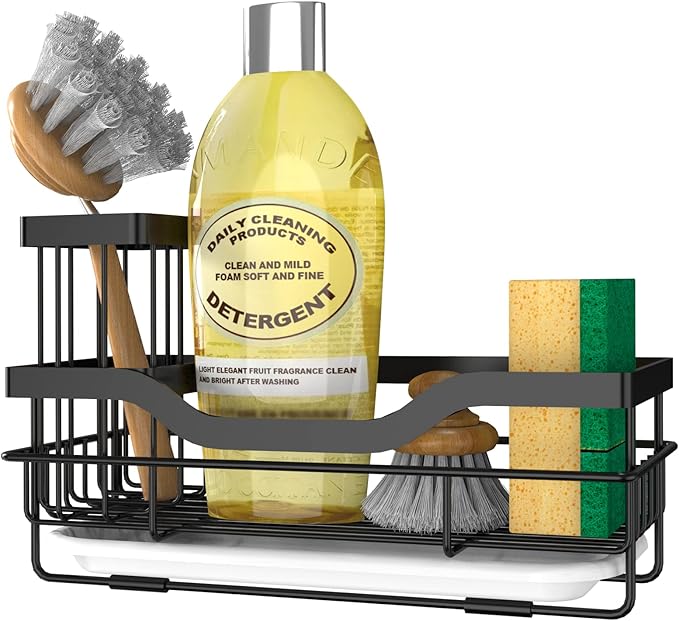 Sponge Holder for Kitchen Caddy Sink Organizer
