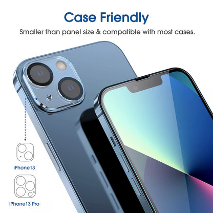 amFilm Auto-Alignment OneTouch for iPhone 16 [6.1''] Screen Protector + Camera Lens Protector, Tempered Glass, 30 seconds Installation, Bubble Free, Case Friendly, Anti-Scratch [2+2 Pack]