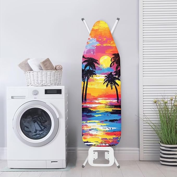 Sunset Sea Palm Ironing Board Cover 15x54