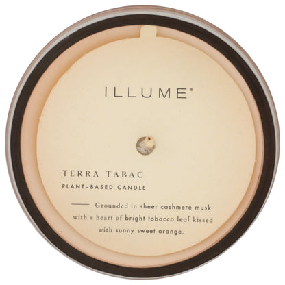 Illume, Candle Glass Baltic Terra Tabac, 13 Ounce