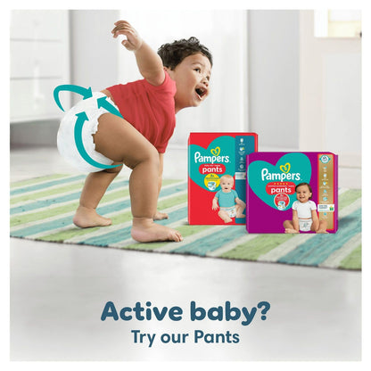 Pampers Premium Protection New Baby Size 1, 180 Nappies, 2kg-5kg, Monthly Pack + Pampers Harmonie Aqua Baby Wipes 1 pack of 10 Wipes