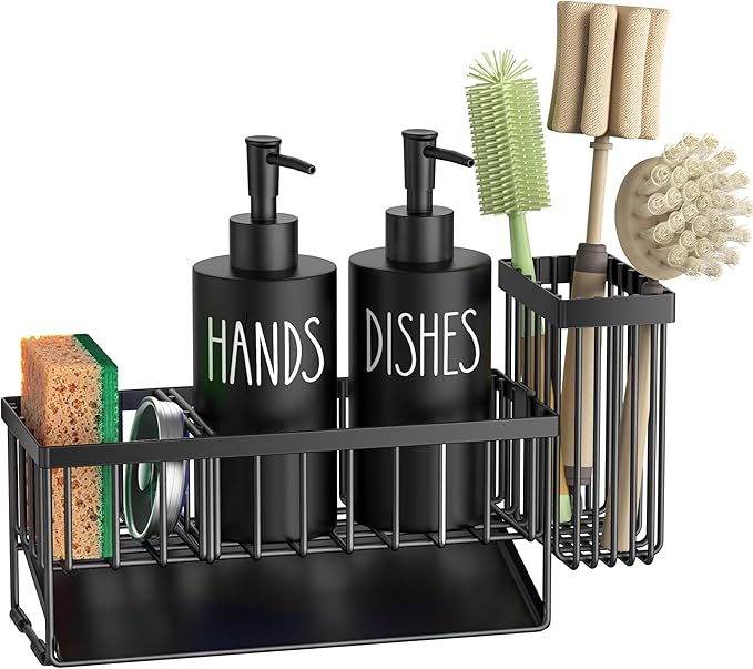 MASADI Kitchen Dish Soap Dispenser Set